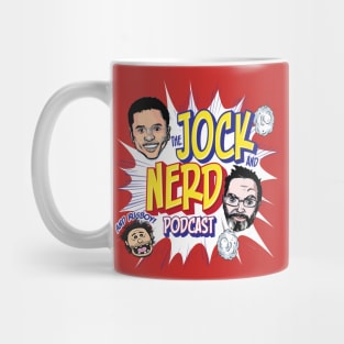 Jock and Nerd Podcast Logo Mug